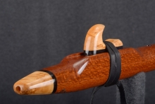 Leopardwood Native American Flute, Minor, Low F-4, #T1D